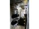 Well-organized basement storage area with shelving units and various storage containers at 6519 Creekside Ln, Indianapolis, IN 46220