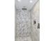 Bright shower with rainfall shower head and handheld shower at 6519 Creekside Ln, Indianapolis, IN 46220
