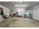 Spacious garage providing parking and storage with good lighting, offering functionality and convenience at 6529 Lakesedge Dr, Indianapolis, IN 46237