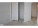 Bedroom closet with bi-fold doors at 7071 Pate Hollow Dr, Brownsburg, IN 46112