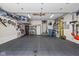 Spacious garage with lots of storage options at 8133 Lower Bay Ln, Indianapolis, IN 46236