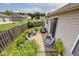 The backyard patio is perfect for entertaining with ample seating, a grill, and lovely landscaping at 8176 Crumwell Dr, Avon, IN 46123