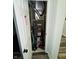 This utility closet holds the HVAC system and other household supplies at 8176 Crumwell Dr, Avon, IN 46123