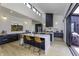 Bright, modern kitchen featuring dual islands, marble countertops, and stainless steel appliances at 8695 Morgan Dr, Fishers, IN 46038