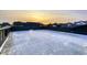 Expansive rooftop deck with black railings offers an amazing outdoor living space with views at 8695 Morgan Dr, Fishers, IN 46038