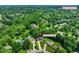 Residential neighborhood with houses, green trees and location markers for key landmarks at 955 Wood Creek Pl, Greenwood, IN 46142