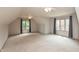 Spacious bedroom with carpet, windows allowing great light, and a clean, minimalist design at 1120 Mill Run Overlook, Noblesville, IN 46062
