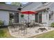 Outdoor patio with patio table set and a grill at 13153 Tudor Dr, Carmel, IN 46033