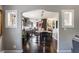 Stylish kitchen featuring a center island with seating and modern appliances at 1437 Shannon Ave, Indianapolis, IN 46201