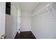 Walk-in closet with shelving, offering ample storage space and potential for organization at 1477 Macintosh Ct, Avon, IN 46123