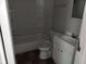 The bathroom includes a vanity and a bathtub at 1741 N Riley Ave, Indianapolis, IN 46218