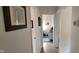 Hallway offering access to various rooms, showcasing a clean and well-lit interior at 3039 28Th St, Columbus, IN 47203