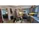 Modern kitchen featuring stainless steel appliances, gray cabinets, and ample counter space at 3039 28Th St, Columbus, IN 47203