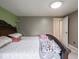 Bedroom featuring plush carpets, neutral paint, and a light that illuminates the space at 3303 Wedgewood Dr, Indianapolis, IN 46227