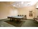 Game room showcasing a ping pong table and seating area at 350 N Meridian St # 505, Indianapolis, IN 46204