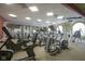 Fully-equipped gym with various cardio and weight-training machines at 350 N Meridian St # 505, Indianapolis, IN 46204