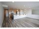 Spacious open-concept kitchen with stainless steel appliances and breakfast bar at 350 N Meridian St # 505, Indianapolis, IN 46204