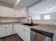 Kitchen showcasing stainless steel appliances and a sleek black kitchen faucet at 3734 Lacebark Dr, Indianapolis, IN 46235