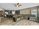 Open-concept living area connecting the kitchen and living room, ideal for entertaining and relaxation at 4736 Blue Marlin Way, Indianapolis, IN 46239