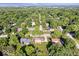 Picturesque aerial view of homes nestled in a lush green neighborhood with mature trees and well-maintained lawns at 567 Hawthorne Dr, Carmel, IN 46033
