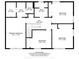 Second floor plan featuring bedrooms, bathrooms, walk-in closet, and hall, with dimensions for each room at 567 Hawthorne Dr, Carmel, IN 46033