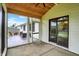 Screened-in patio with a wood ceiling and a view of the side yard at 572 Quail Ridge Dr, Westfield, IN 46074