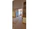 Hallway featuring rustic wood accent wall and doorway at 600 Old Moore Rd, Martinsville, IN 46151