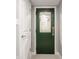 Basement door featuring a unique etched glass design and sturdy hardware details at 6685 Chapel Xing, Zionsville, IN 46077