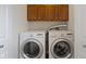 The laundry room features a front loading washer and dryer at 6927 Rose Tree Ct, Indianapolis, IN 46237