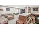 Inviting basement featuring a custom wet bar, plush seating, and entertainment area perfect for relaxation at 7025 Chimney Rock Ct, Indianapolis, IN 46217