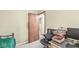 Comfortable bedroom with a desk and chair setup, providing a dedicated workspace for productivity at 7025 Chimney Rock Ct, Indianapolis, IN 46217