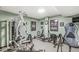 Home gym featuring exercise equipment, providing a convenient space for fitness and healthy living at 7025 Chimney Rock Ct, Indianapolis, IN 46217