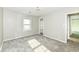 Neutral bedroom with a closet and one window providing a relaxing ambiance at 713 W Cromer Ave, Muncie, IN 47303