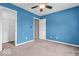 Cozy bedroom with ample closet space and neutral carpeting, a comfortable retreat at 11254 N Sashing Way, Monrovia, IN 46157