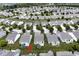 Aerial view showcasing a home's location within a well-maintained residential neighborhood at 15937 Marsala Dr, Fishers, IN 46037