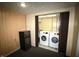 Basement laundry room area featuring a new washer and dryer at 1739 Forest Dr, Indianapolis, IN 46227