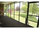 Enclosed porch providing a serene outdoor experience with beautiful yard views at 1739 S County Road 450 E, Avon, IN 46123