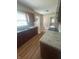 Functional kitchen featuring laminate countertops, a double sink, and essential appliances at 2180 N Irwin St, Indianapolis, IN 46219