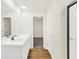 This pristine bathroom features modern fixtures, a white vanity, and a glass shower at 2733 Bo W St, Plainfield, IN 46168