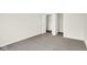 This bedroom is empty and spacious with neutral walls, carpet, and an adjacent closet at 2733 Bo W St, Plainfield, IN 46168