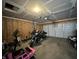 A spacious garage offers plenty of storage and workspace for vehicles and projects at 4925 Chip Shot Ln, Indianapolis, IN 46235