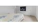 Comfortable bedroom with a bed and modern art for relaxation and rest at 5637 Woodland Trace Blvd, Indianapolis, IN 46237