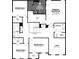 Floor plan featuring bedrooms 2, 3, and 4, primary bedroom, bathrooms 1 and 2, and a loft at 587 Bluestem Ln, New Whiteland, IN 46184