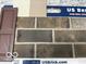 Image shows exterior material selections for the home, including brick, siding, and shutter samples at 587 Bluestem Ln, New Whiteland, IN 46184