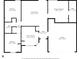 Detailed floor plan illustrating the layout of the home at 6853 Kellum Dr, Indianapolis, IN 46221