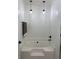 Clean bathroom featuring a corner jacuzzi tub with black fixtures at 7195 W 700 N, Fairland, IN 46126