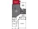 Main level floor plan with layout of the primary bedroom, morning room and garage at 7601 Bluegill Dr, Noblesville, IN 46062