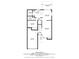 Detailed floor plan showcasing the layout of the house at 1205 Cypress Dr, Shelbyville, IN 46176