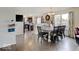 Charming dining area with a spacious table and lots of natural light at 1255 Crabapple Rd, Franklin, IN 46131