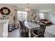 The dining room features an oversized table at 1255 Crabapple Rd, Franklin, IN 46131